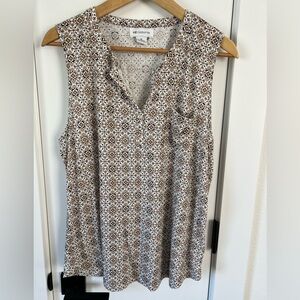 Liz Claiborne Sleeveless Top - XL